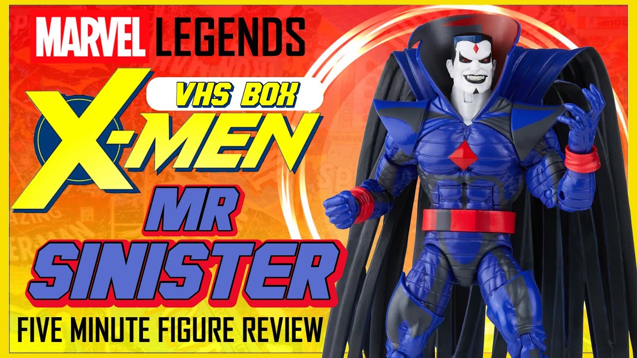 エックスメン ミスター・シニスター フィギュア MR SINISTER Action Figure Review | X Men VHS Box | Marvel