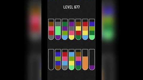 Water sort puzzle level 677