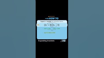 How to EXPAND a DOUBLE-BRACKET expression #math #maths #mathematics #mathsshorts #mathstricks