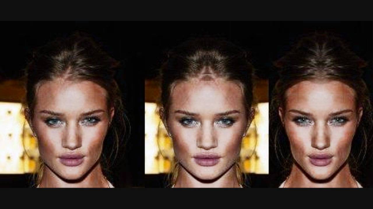Rosie Huntington-Whiteley Facial Symmetry 