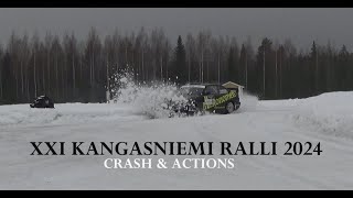 XXI KANGASNIEMI RALLI 2024 || CRASH & ACTIONS || H&R-Channel