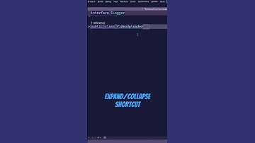 Expand/Collapse Sections Shortcut in Visual Studio
