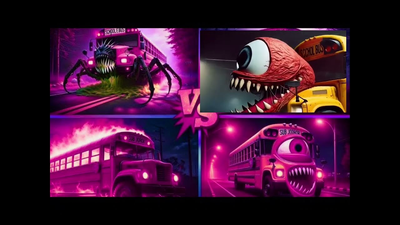 ℹ️ 🚀 EPIC Tiles Hop Battle | School Bus vs Train Eater (Impossible!)