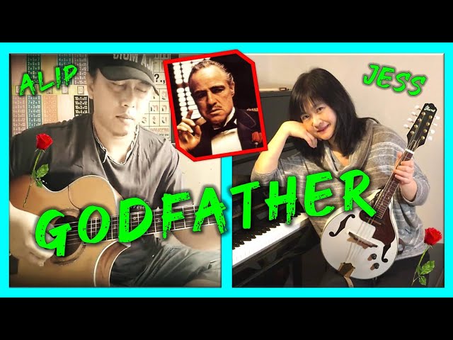 The Godfather Theme Song Cover - Alip Ba Ta u0026 Jess Mancuso Collab - Guitar, Mandolin, Piano, Violin class=