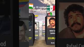 The 10 most wanted people in history bu bounty reward      #money #history #crime #criminal