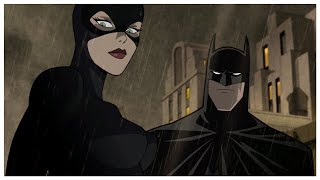 Batman and Catwoman rooftop chase in BATMAN THE LONG HALLOWEEN PART 1