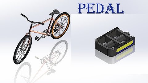 Bicycle parts CAD Modelling - Pedal #solidworks #caddesign