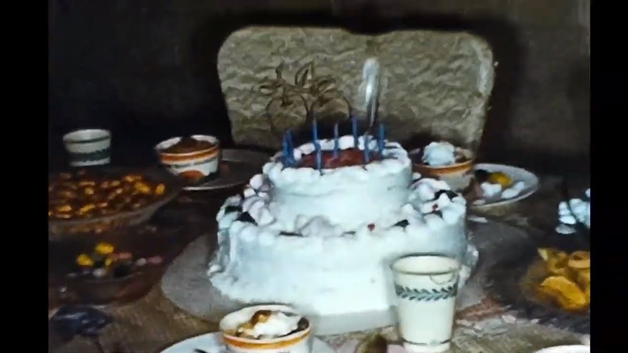 1960's Mary Jane's 6th Birthday - Kids Party  - Family Vintage Home Footage Video