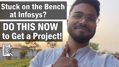 Stuck on the Bench at Infosys? DO THIS NOW to Get a Project!