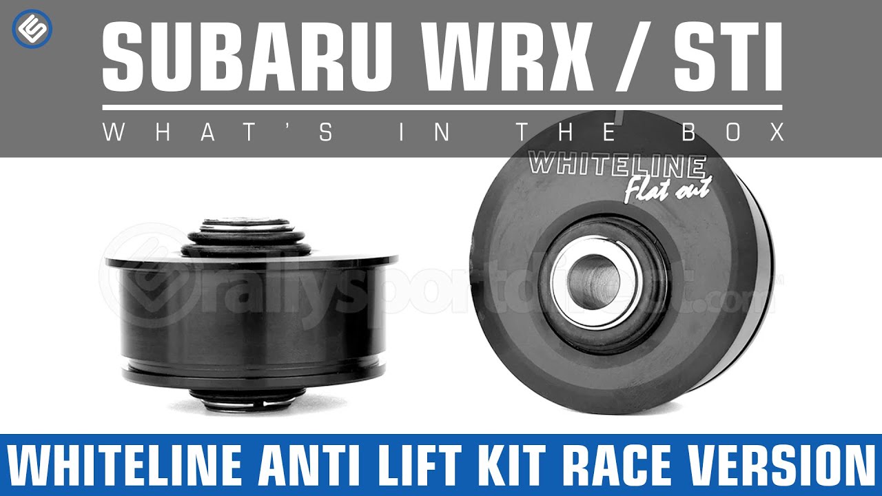 Whiteline Anti Lift Kit Race Version (201112 STI) What's in the Box