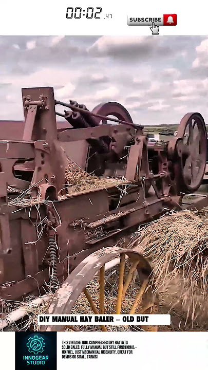 DIY Manual Hay Baler – Old but Gold!