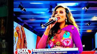 Alex Garza/Himno Nacional/Box Azteca