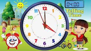 Telling Time Made easy for kids learning the clock face