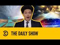 Worlds first driverless car chase  the daily show