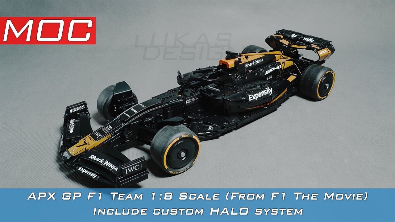 ロジェです。 APX GP F1 Team 1:8 Scale (From F1 The Movie) LEGO TECHNIC MOC