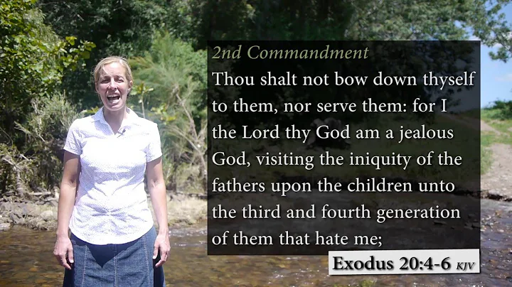 How to sing the 10 Commandments Song - Exodus 20:3-17 KJV - Musical Memory Verses