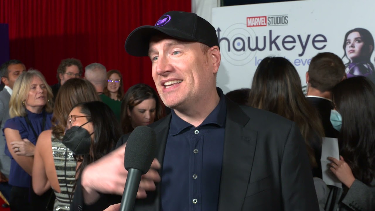 Kevin Feige Interview 'Hawkeye' Red Carpet Premiere YouTube