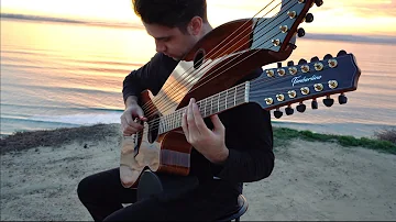 Ethereal Sunset - Meditative/Tranquil Sound - 18 String Harp Guitar
