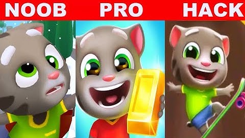 NOOB vs PRO vs HACKER - Talking Tom Gold Run New Update