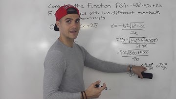 MCR3U - Quadratic Functions Mock Test 1 (Knowledge Question 2) - Grade 11 Functions