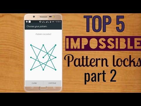 Top 5 best/impossible pattern locks part 2 - YouTube