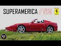 Ferrari 575 superamerica  4k  test drive in top gear with 575m v12 engine sound  540 bhp  scc tv