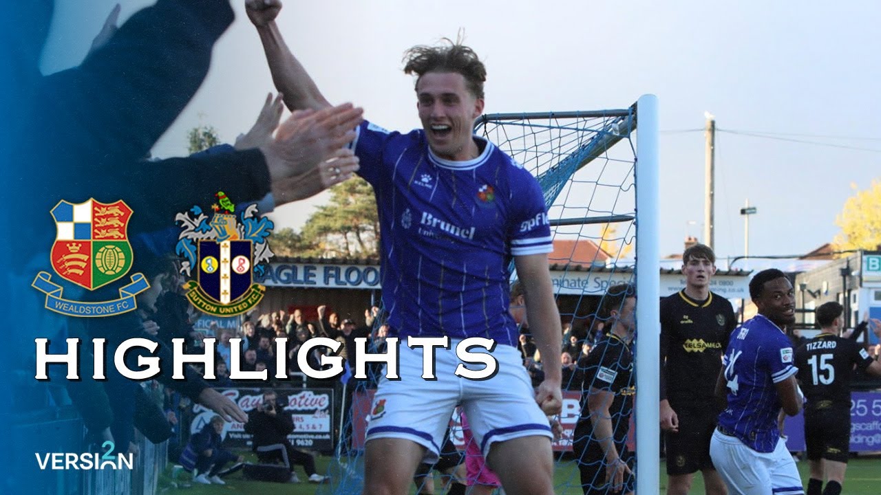 ГЛАВНЫЕ МОМЕНТЫ | Уилдстоун против Саттон Юнайтед | Национальная лига «Энтерпрайз» | 25 октября 2...