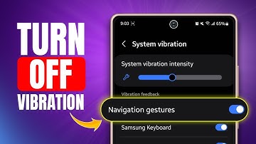 How to Turn Off Navigation Gesture Vibration in Samsung