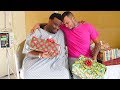 Surprising my Best Friend in the Hospital on Christmas...