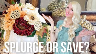 DID I SPLURGE or SAVE MAKING These 3 FALL HOME DECOR DIYS? GUESS How Much I SPENT!