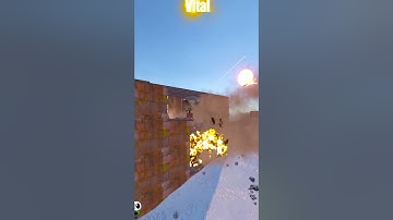 Rust when  ZERG Send Rain of Rocket on TEAM on Vital ( Raid Defence ) #rust #rustgame #rustconsole