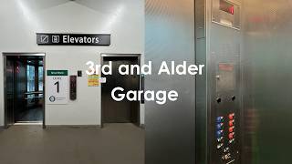 United States (mb. ThyssenKrupp) Traction Scenic Elevators - 3rd and Alder Garage - Portland, OR