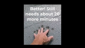 How to Tell if Concrete is Ready to Finish #shorts