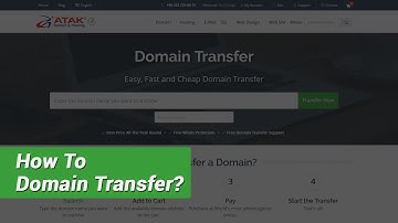 How to Transfer a Domain ? - Atak Domain
