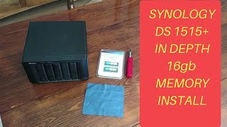 How To Install RAM Synology Diskstation DS 1515 + RAM Memory Upgrade