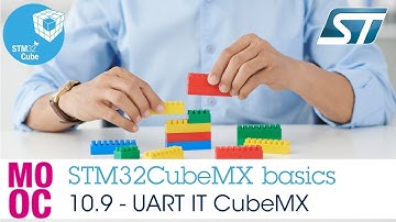 STM32CubeMX basics: 10.9 STM32Cube HAL labs UART - UART IT STM32CubeMX