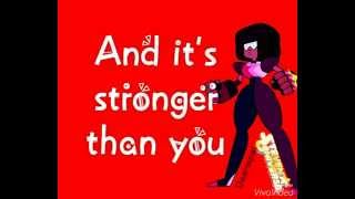 Video thumbnail of "Garnet ft. Peridot - Stronger Than You (Lyrics) [Steven Universe]"