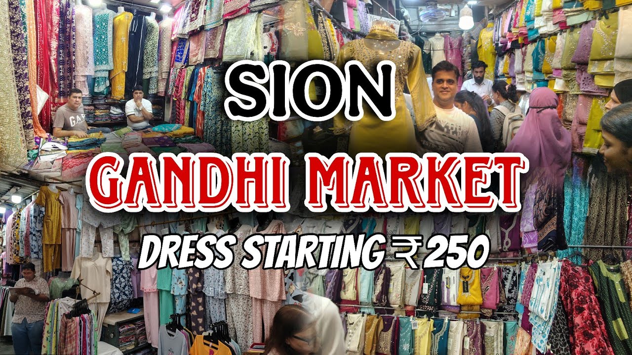 Gandhi Market of Sion Best Market for Wedding Collection in Mumbai😱#viralvideo#viral#mzv ( PART 2) 