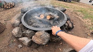 Metal Fire Pit Ring for Outside Fire Pits - Unboxing/Review