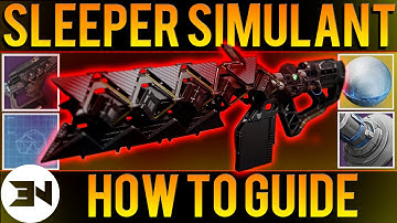 "How To Get The Sleeper Simulant" Quest Walkthrough - Exotic Heavy Fusion Rifle (PART 1)