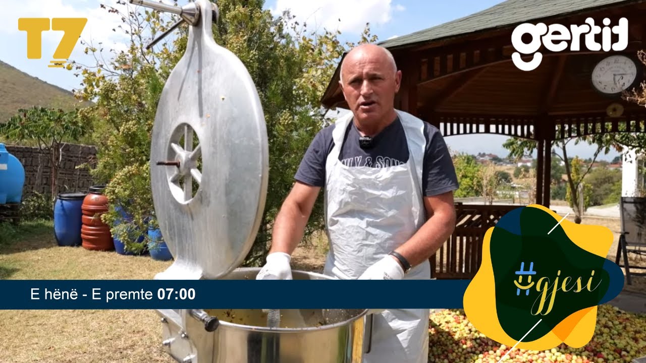 56-Vjeçari nga fshati Lipovec që merret me prodhimin e uthullës së mollës së egër | 