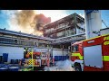 EXPLOSION IN CHEMIE FABRIK - Großfeuer Lauenburg 2020 - Seltene Fahrzeuge! - TMF 53 BF Hamburg