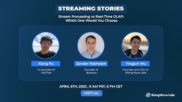 Streaming Stories #4 : Stream Processing vs. Real-Time OLAP: Which One Would You Choose
