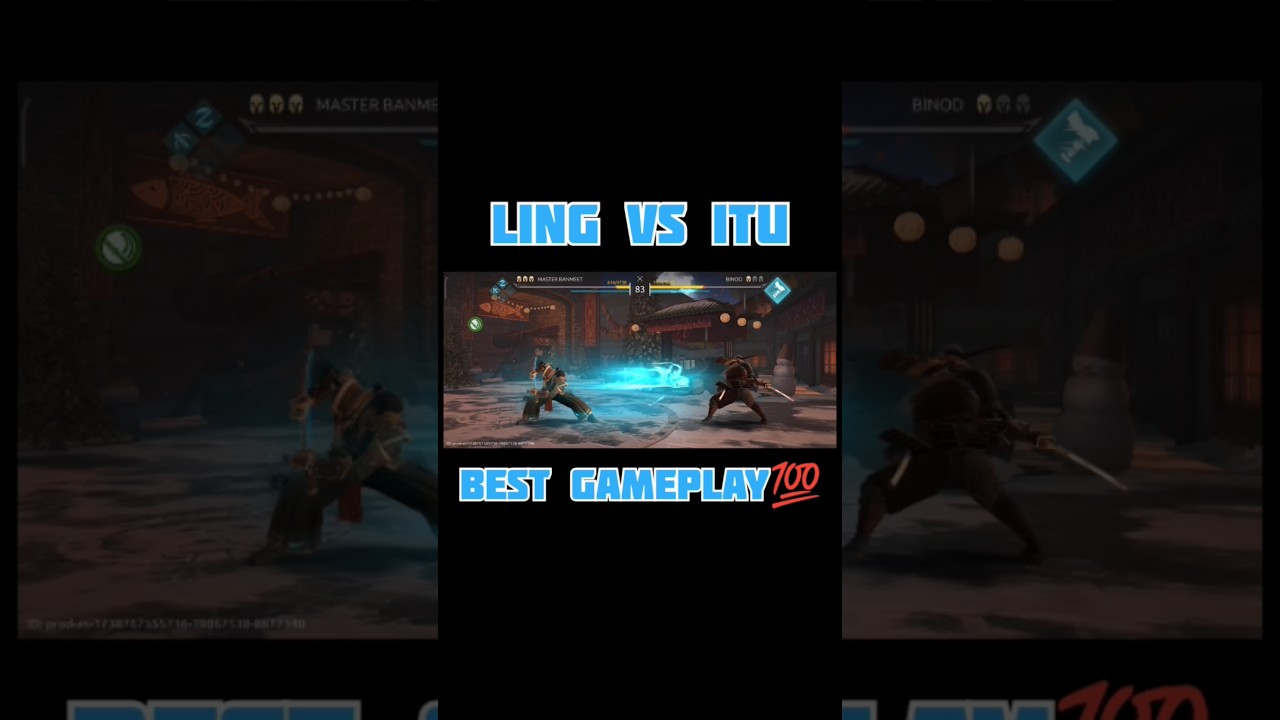 Less health, LING still won😌 against ITU in shadowfight4arena Gameplay