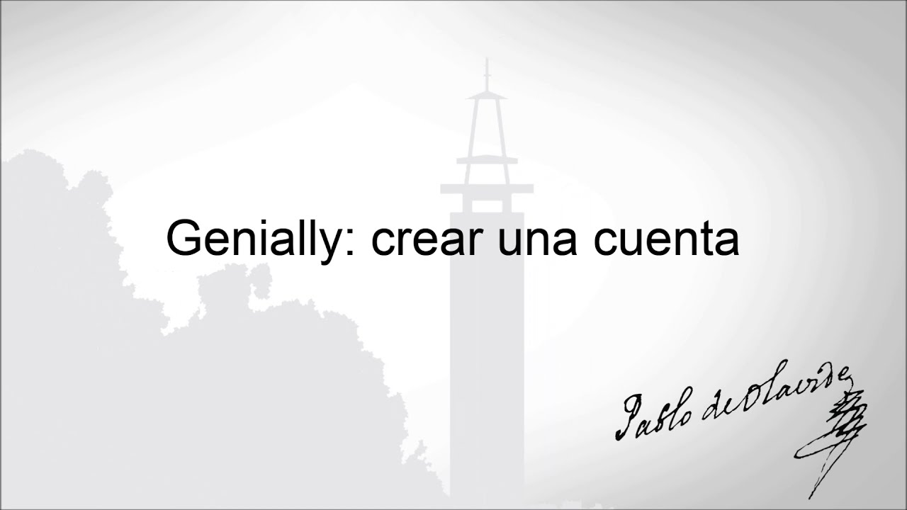 Genially: Crear una cuenta - YouTube