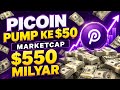 PINETWORK TERBARU~PICOIN BISA PUMP KE $50 MARKETCAP $550 MILYAR