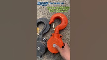 JIN YANG HU The physical shooting and detail display of the lower hook of the chain hoist