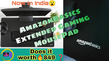 AmazonBasics Extended Gaming MousePad🔥Unboxing and first impression😮|Tech Informer|