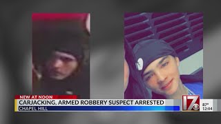 Durham teen wanted for Chapel Hill armed carjacking, robbery caught: Officials