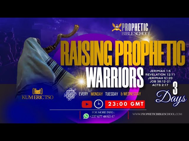 Raising Prophetic Warriors - School of The Prophets #visions #prophetic #propheticword #prophesy class=